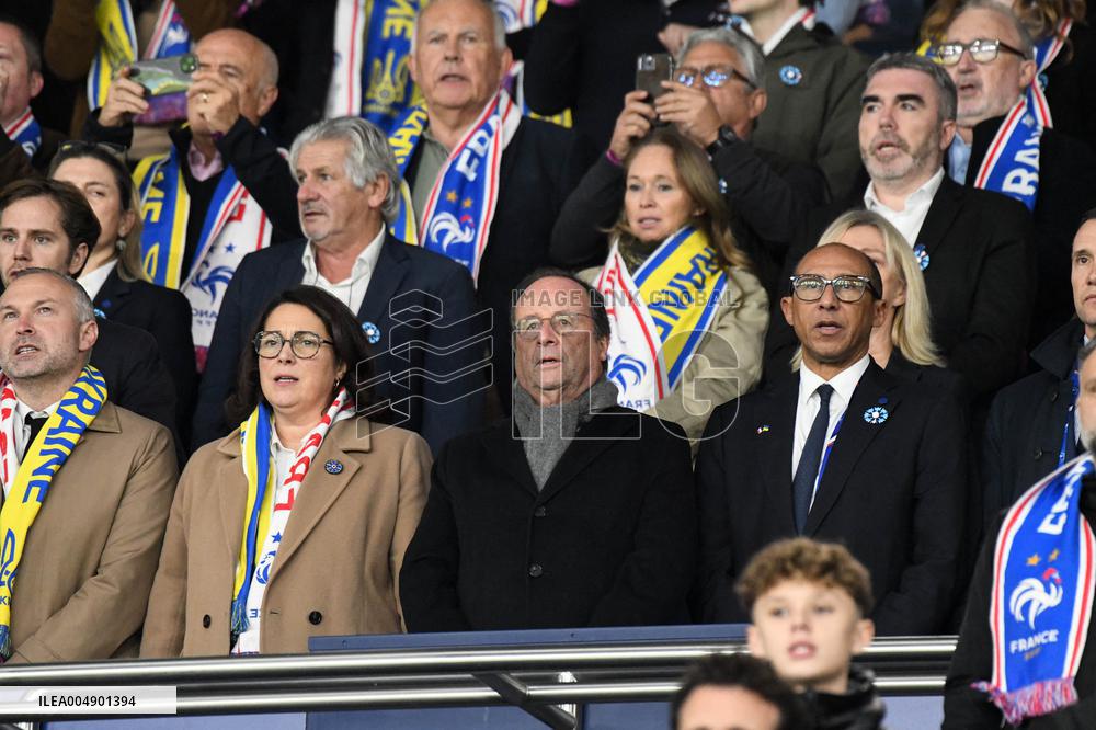 Celebs at FIFA World Cup Qualifiers - France Ukraine