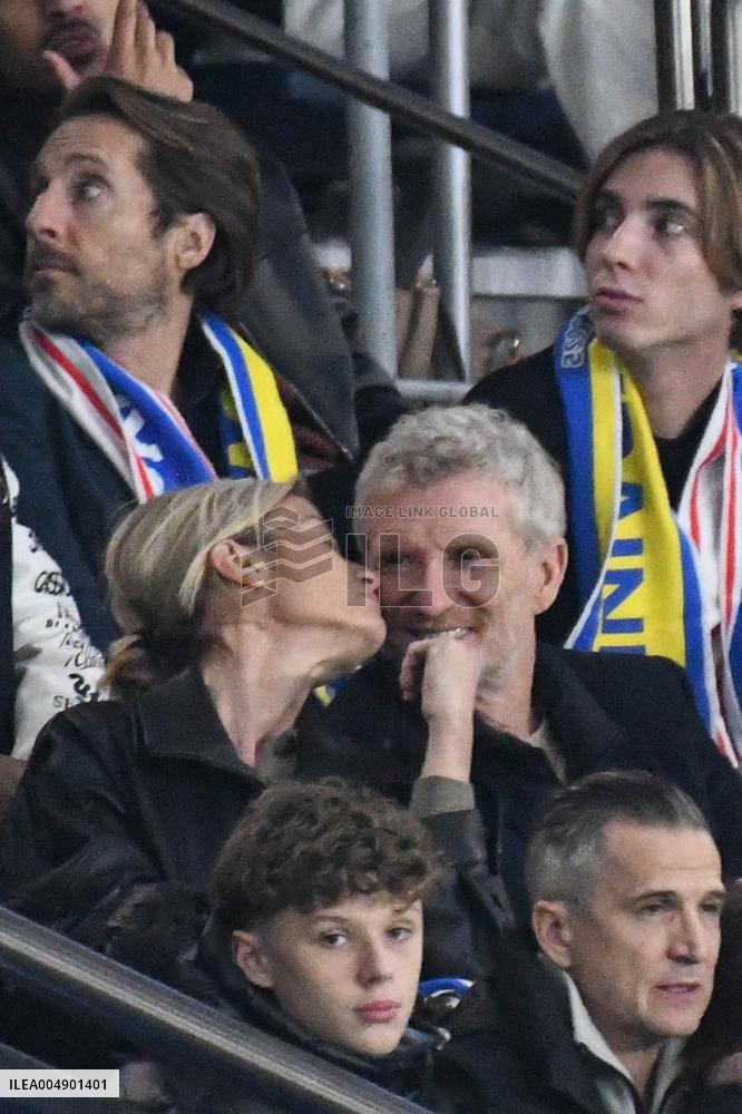 Celebs at FIFA World Cup Qualifiers - France Ukraine