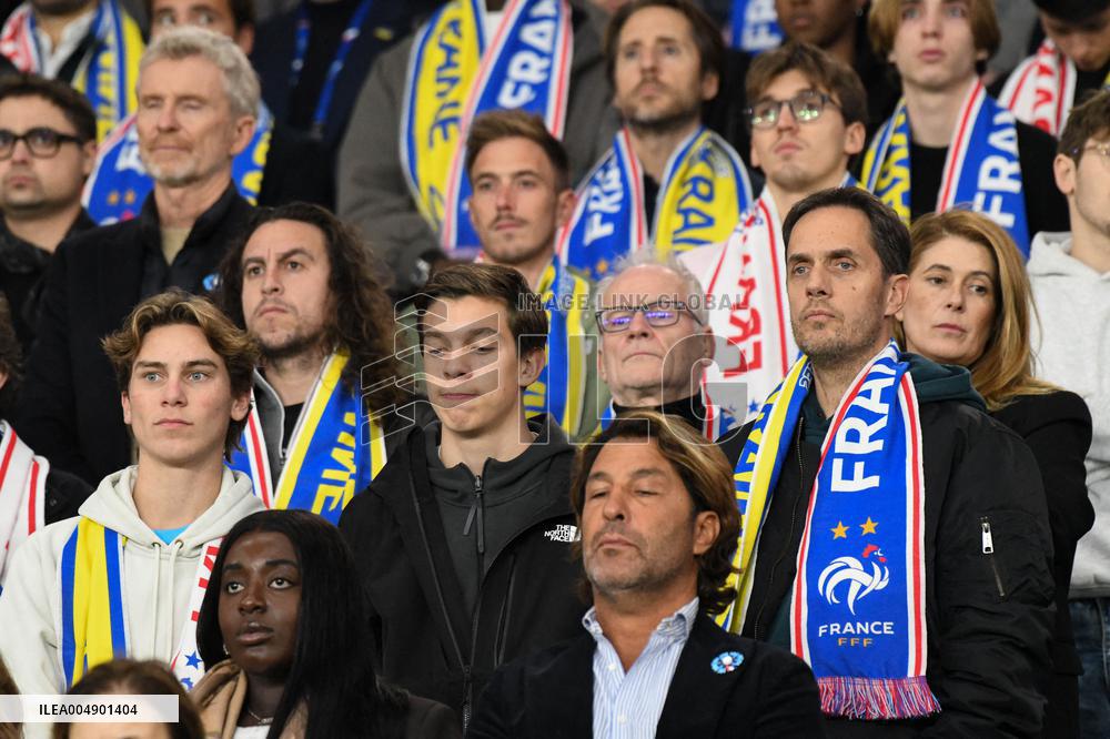 Celebs at FIFA World Cup Qualifiers - France Ukraine
