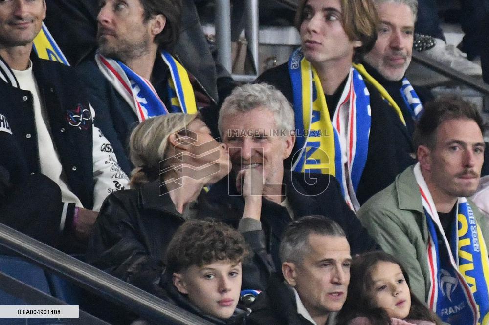 Celebs at FIFA World Cup Qualifiers - France Ukraine