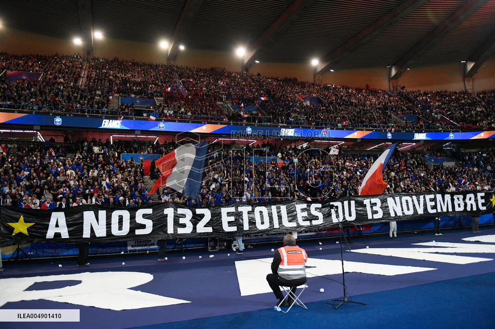 Celebs at FIFA World Cup Qualifiers - France Ukraine