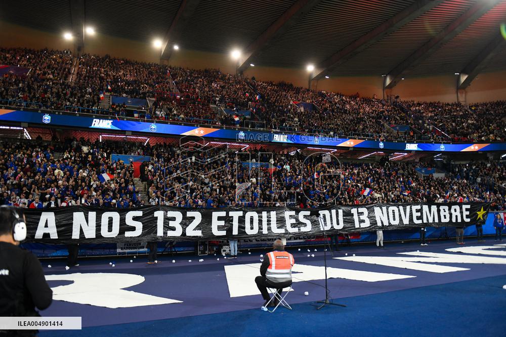 Celebs at FIFA World Cup Qualifiers - France Ukraine