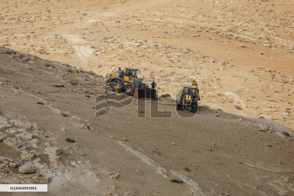 Army Razes South Hebron Structures - Palestine