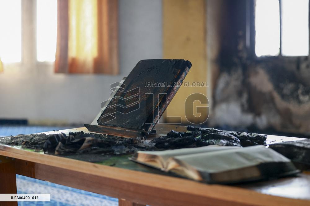 West Bank Mosque Arson Attack - Palestine