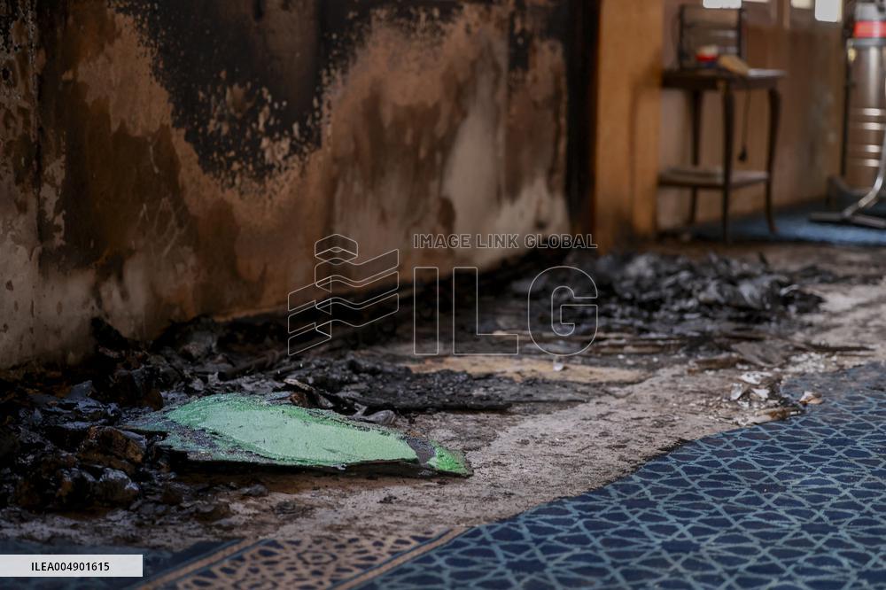 West Bank Mosque Arson Attack - Palestine