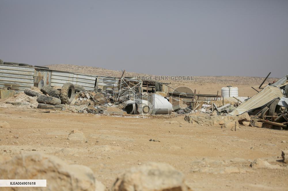 Army Razes South Hebron Structures - Palestine