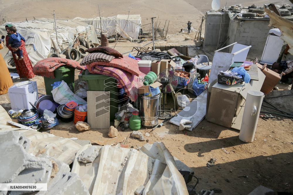 Army Razes South Hebron Structures - Palestine