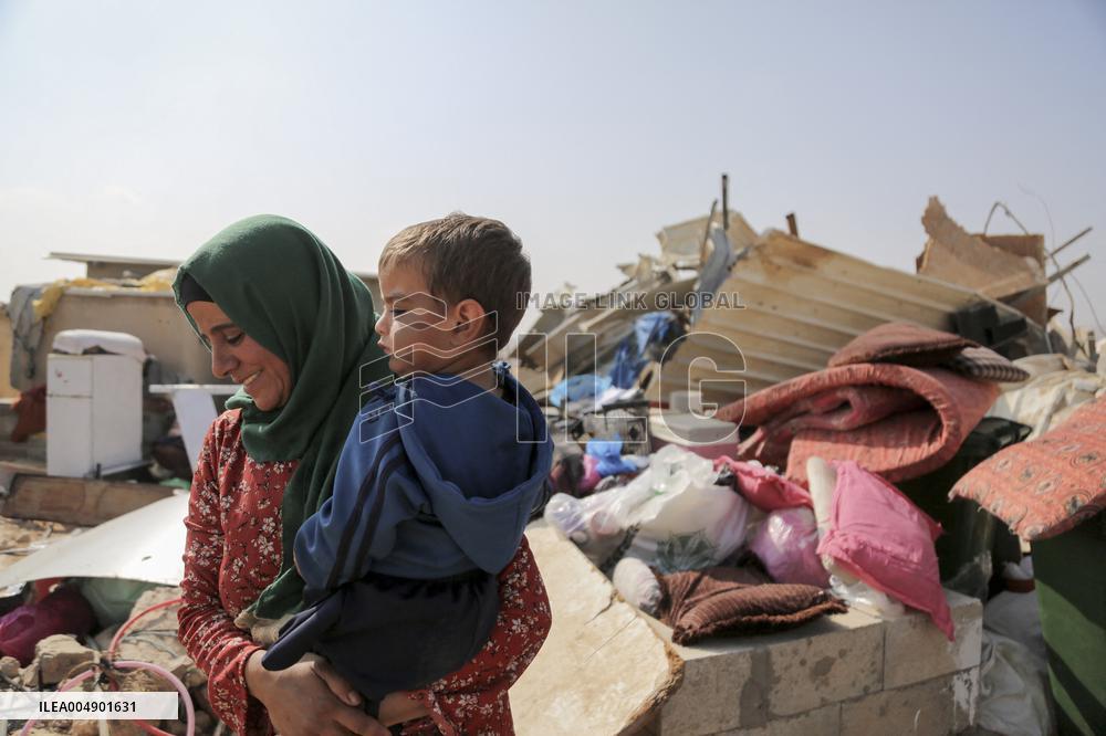 Army Razes South Hebron Structures - Palestine