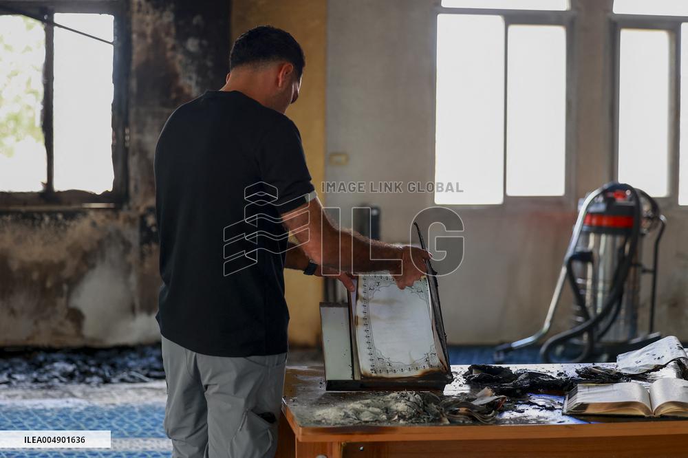 West Bank Mosque Arson Attack - Palestine