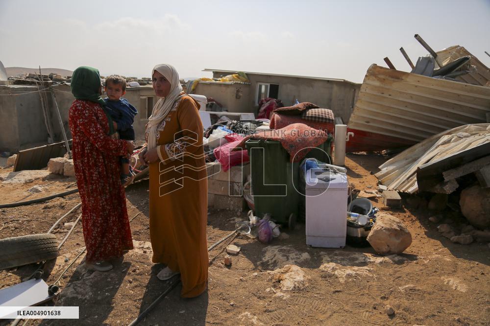Army Razes South Hebron Structures - Palestine