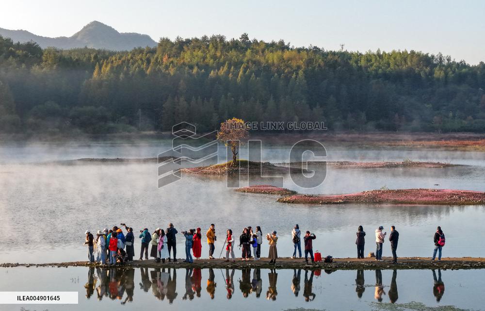 Morning Mist Creates Scenic Views In Yixian - China