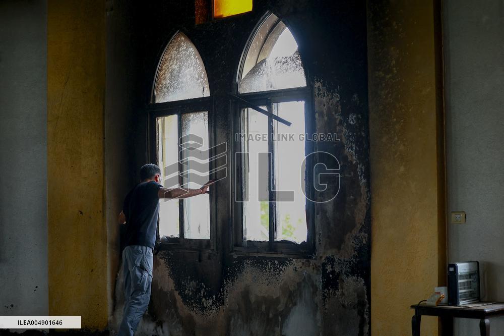 West Bank Mosque Arson Attack - Palestine