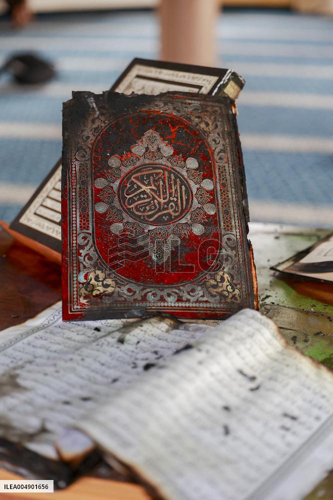 West Bank Mosque Arson Attack - Palestine