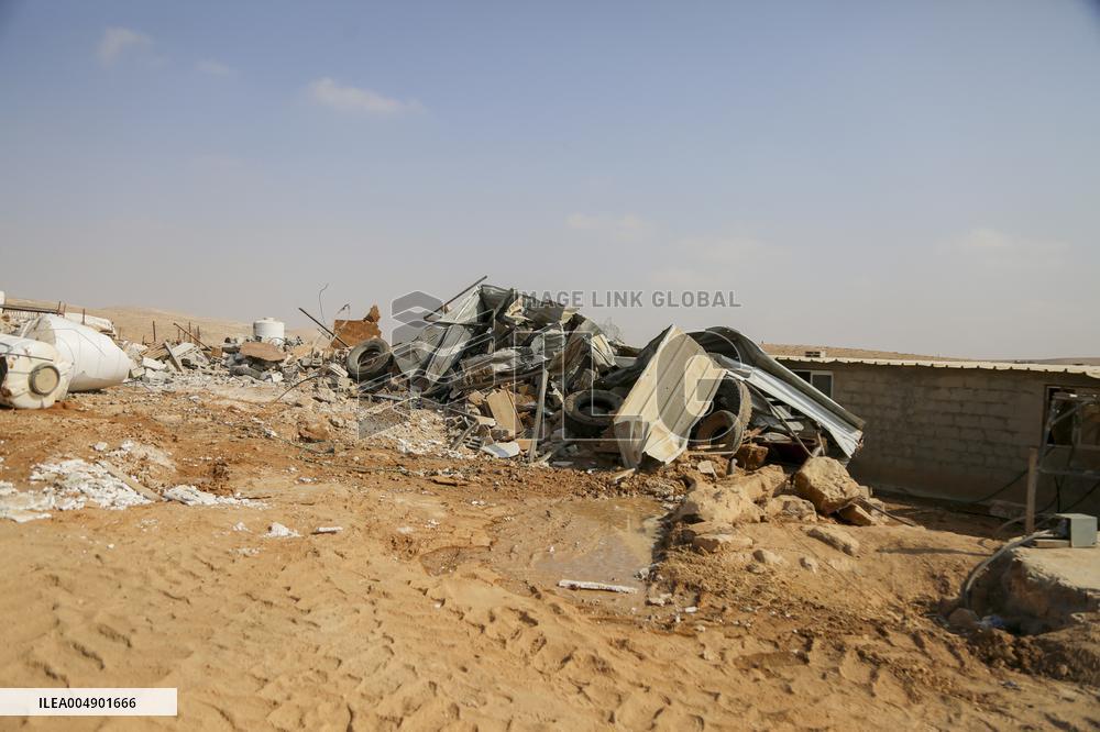 Army Razes South Hebron Structures - Palestine