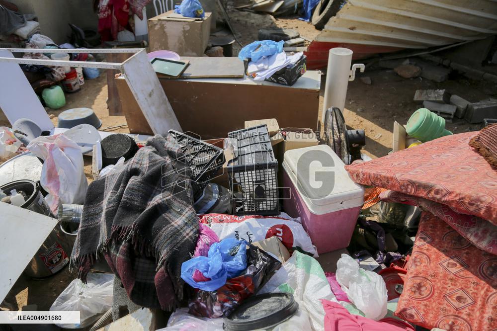 Army Razes South Hebron Structures - Palestine