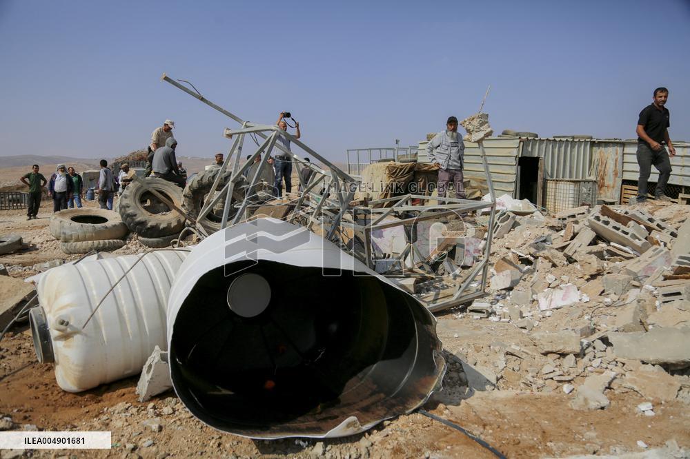 Army Razes South Hebron Structures - Palestine