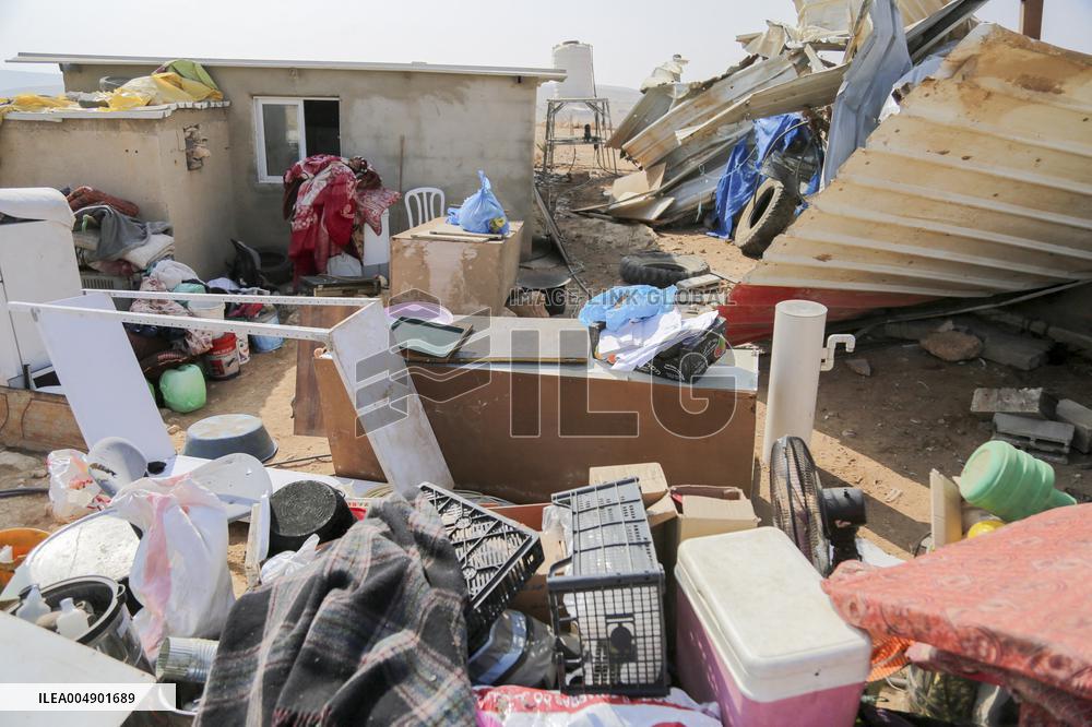 Army Razes South Hebron Structures - Palestine