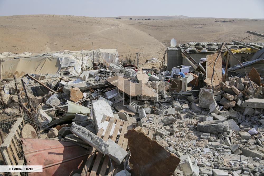 Army Razes South Hebron Structures - Palestine