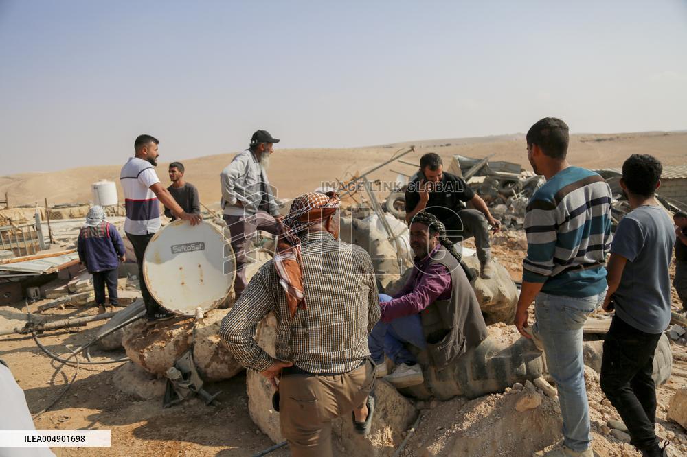 Army Razes South Hebron Structures - Palestine
