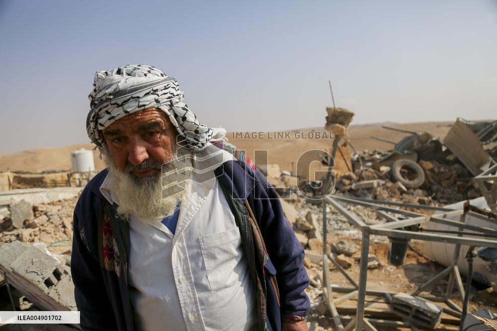 Army Razes South Hebron Structures - Palestine