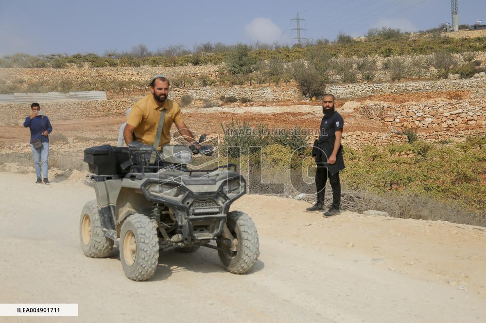 Palestinians Protest Against Israeli Settlers Near Hebron - Palestine