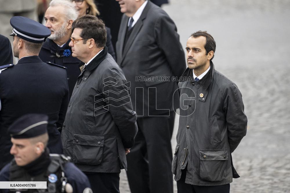 Georges-Francois Leclerc, Bruno Roger, Olivier Alexanian At Elysee Palace - Paris