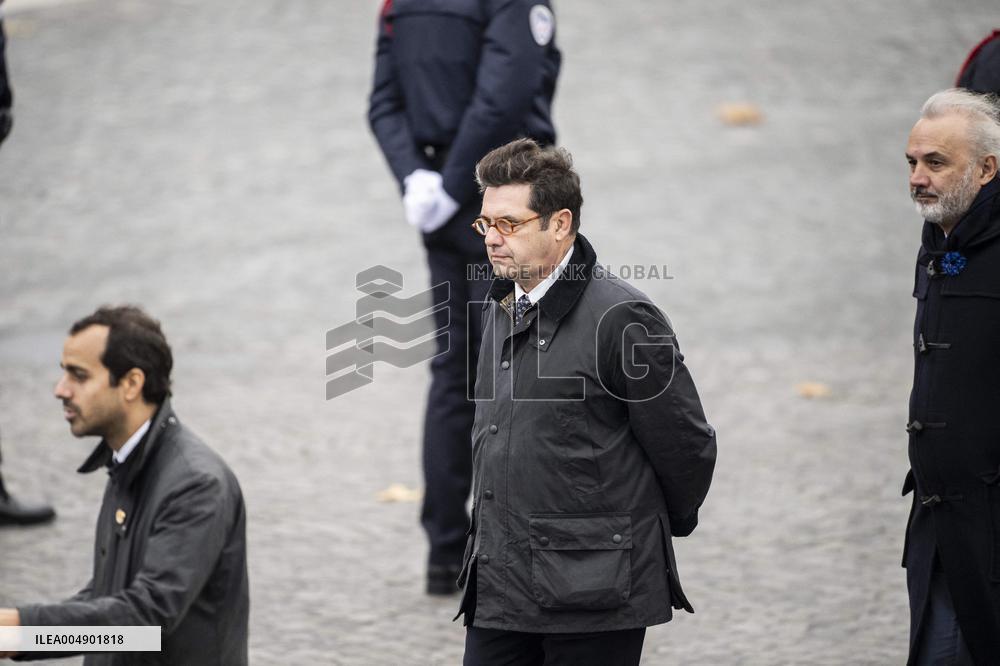 Georges-Francois Leclerc, Bruno Roger, Olivier Alexanian At Elysee Palace - Paris