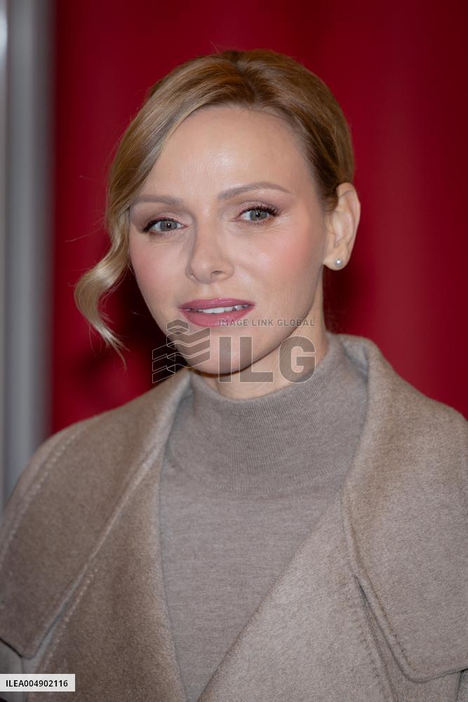 NO TABLOID - Monaco National Day Gifts Distribution at the Red Cross