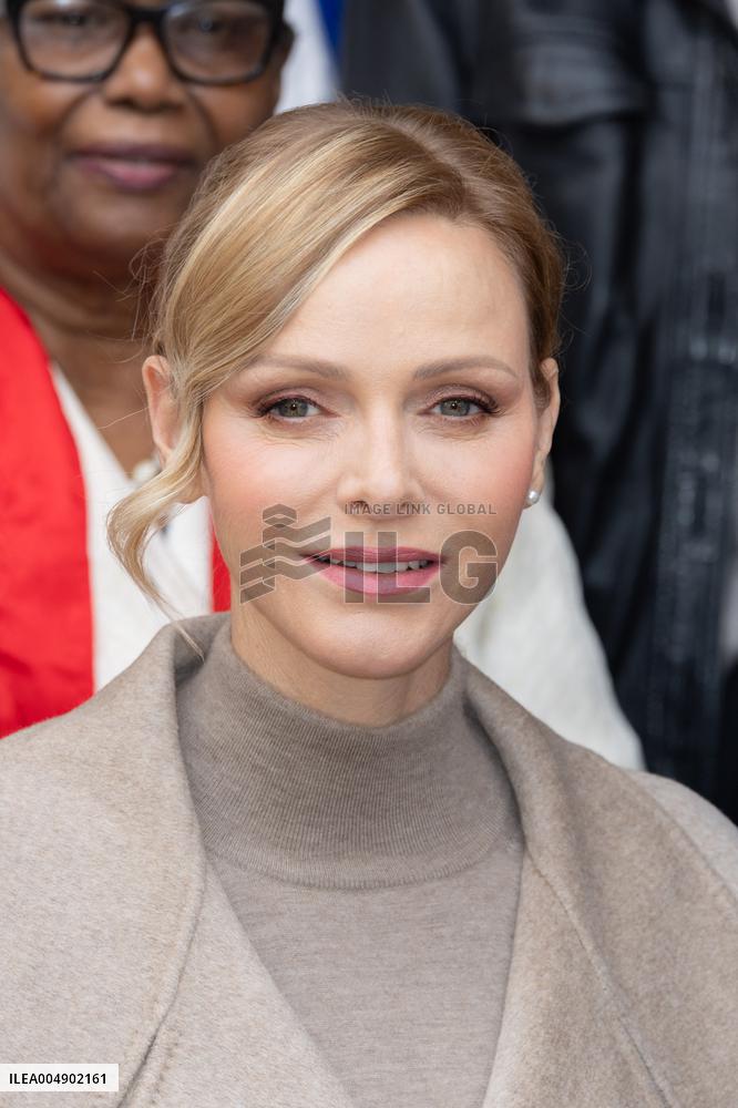 NO TABLOID - Monaco National Day Gifts Distribution at the Red Cross