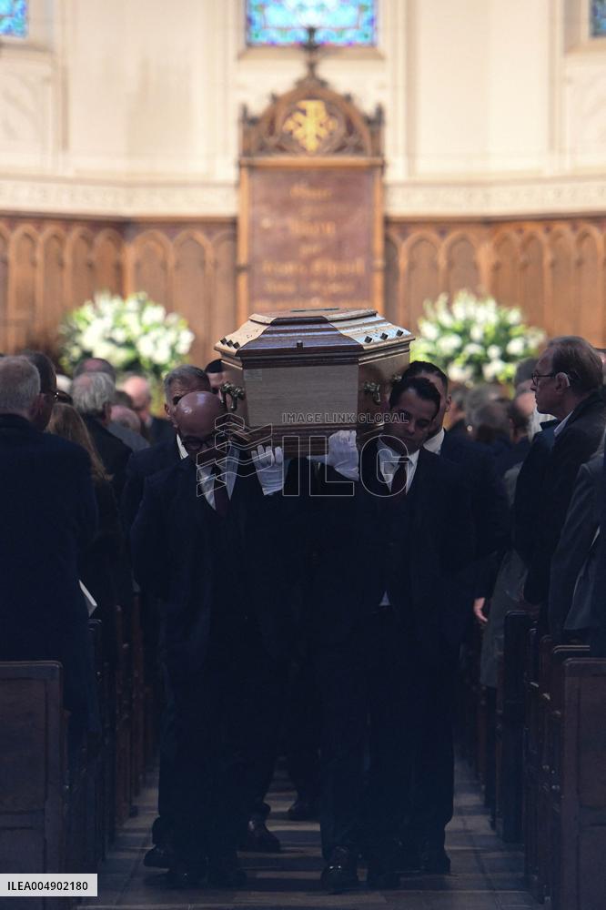 Louis Schweitzer Funeral - Paris