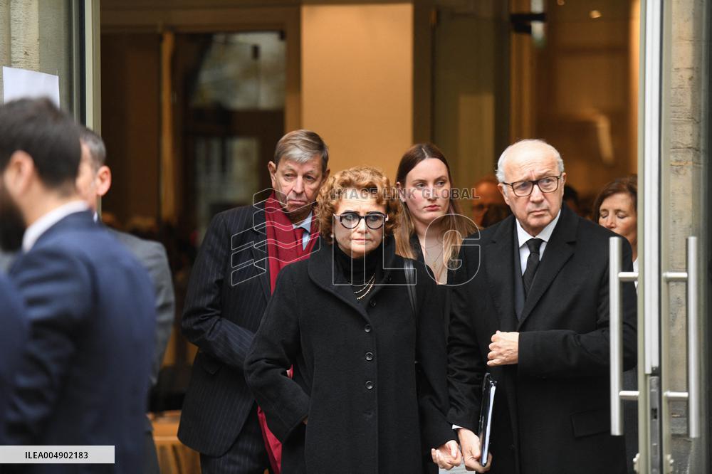 Louis Schweitzer Funeral - Paris