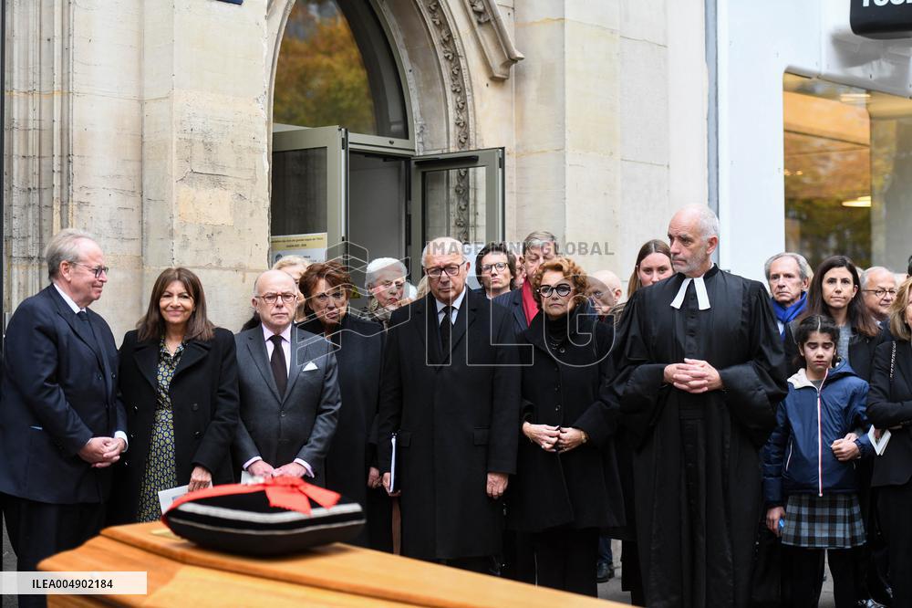 Louis Schweitzer Funeral - Paris