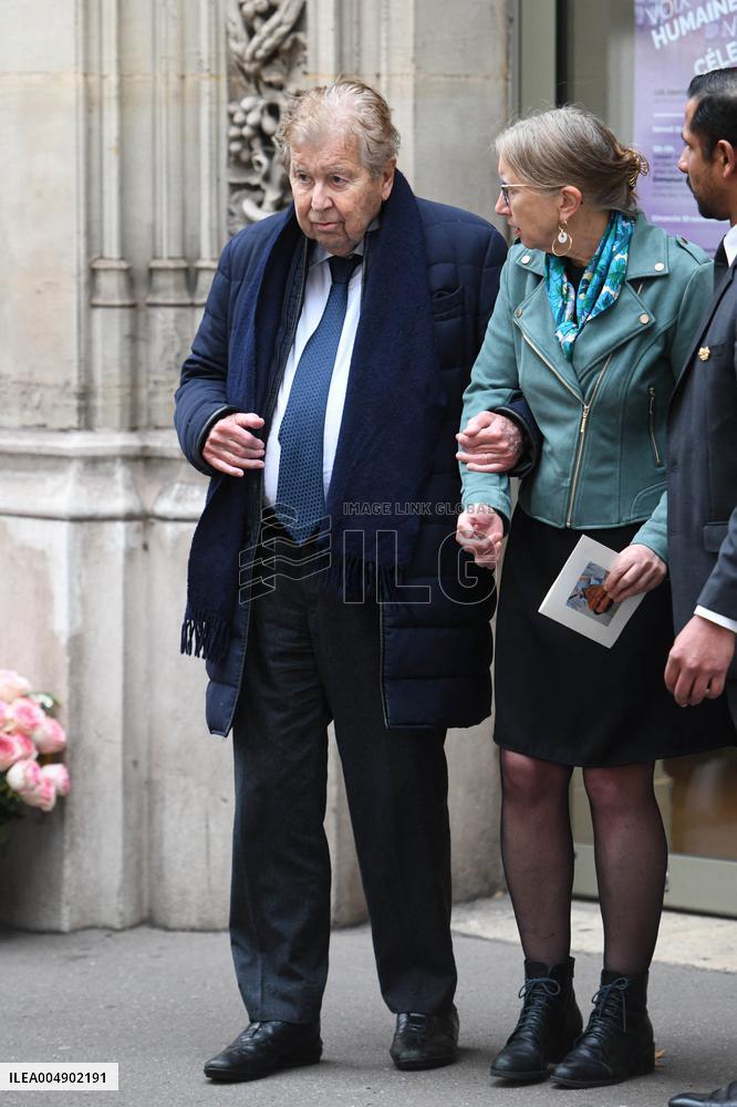 Louis Schweitzer Funeral - Paris