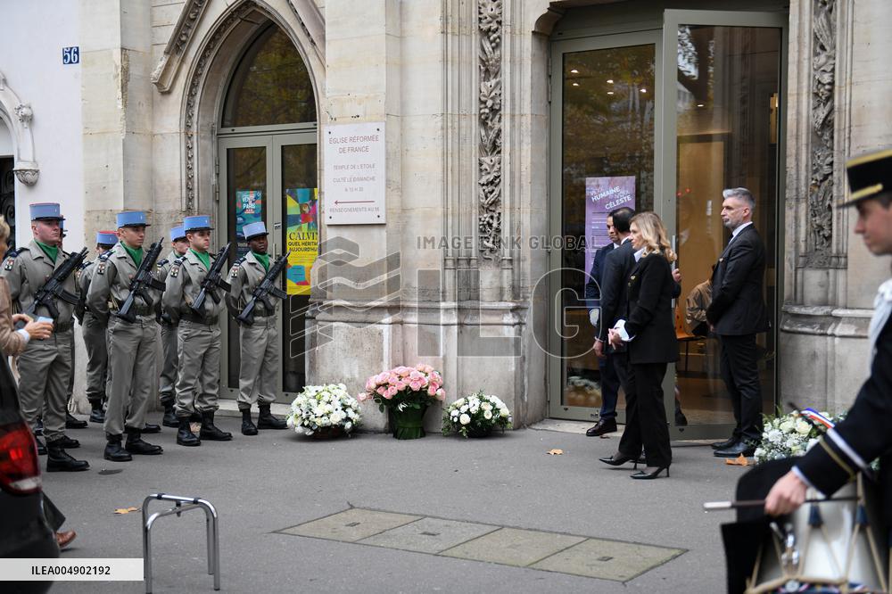 Louis Schweitzer Funeral - Paris