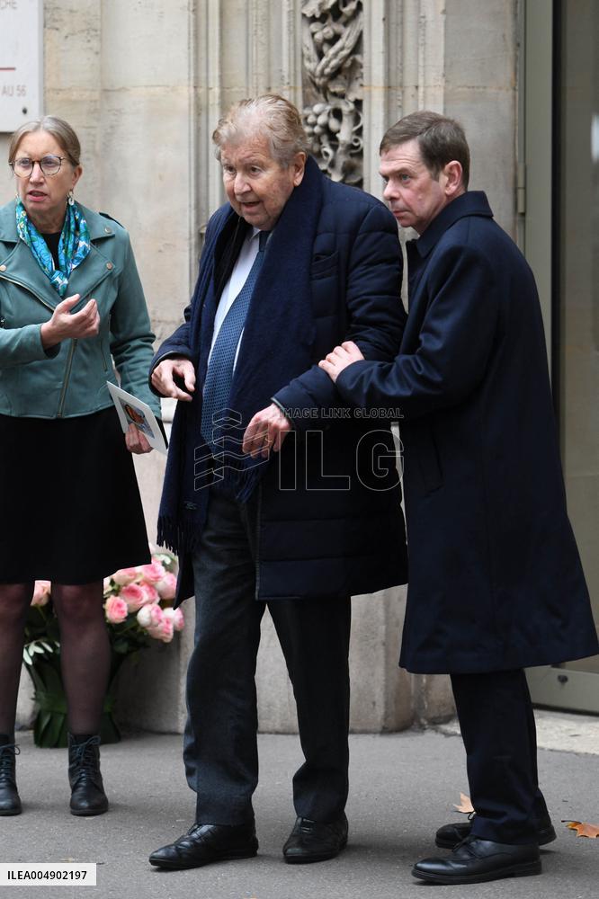 Louis Schweitzer Funeral - Paris