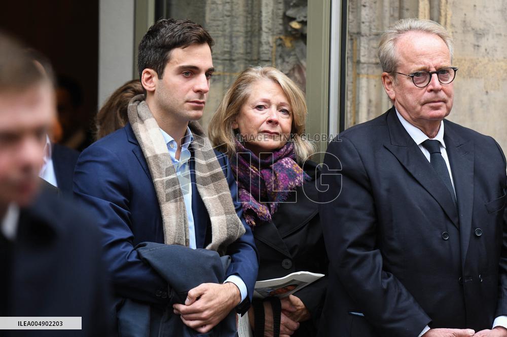 Louis Schweitzer Funeral - Paris