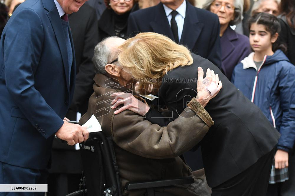 Louis Schweitzer Funeral - Paris