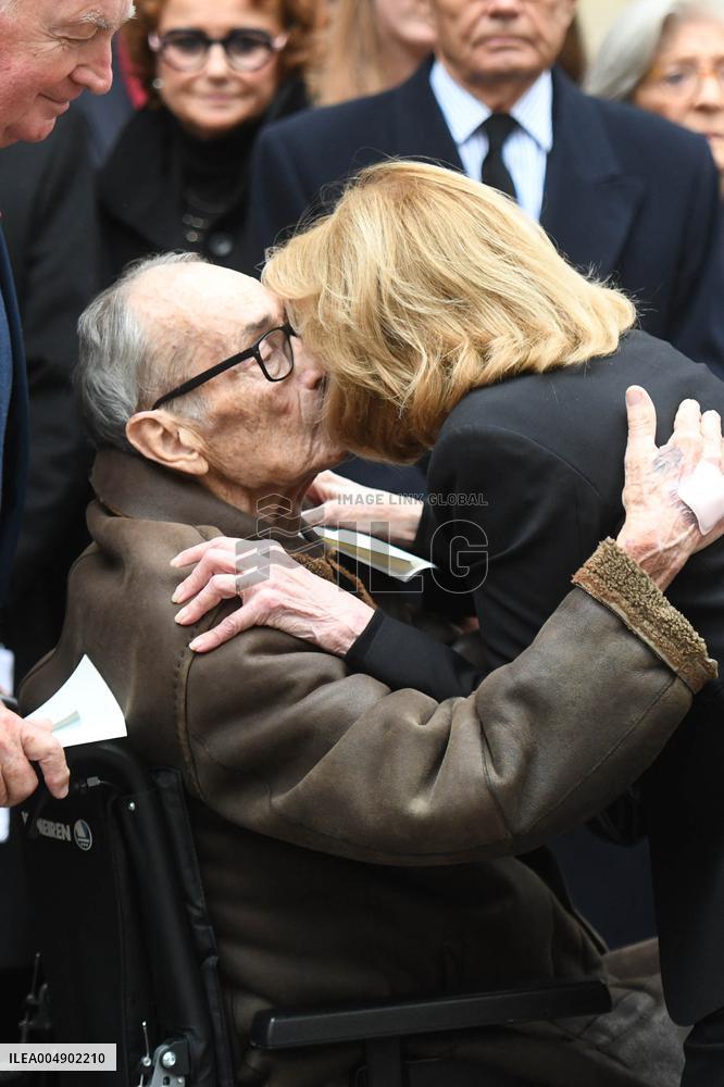 Louis Schweitzer Funeral - Paris