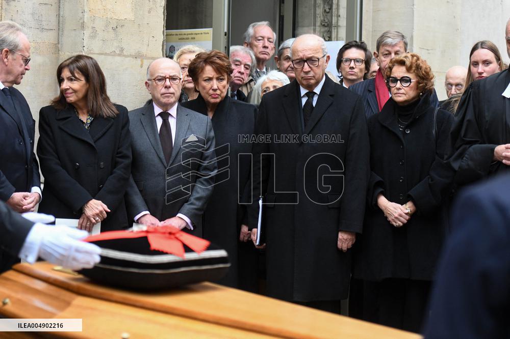 Louis Schweitzer Funeral - Paris