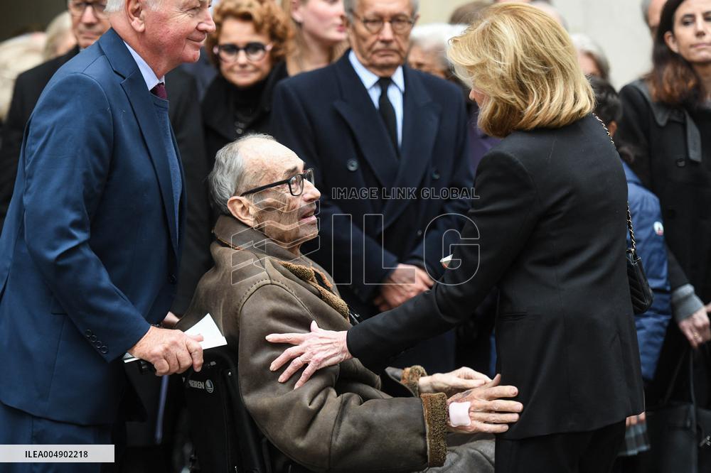 Louis Schweitzer Funeral - Paris
