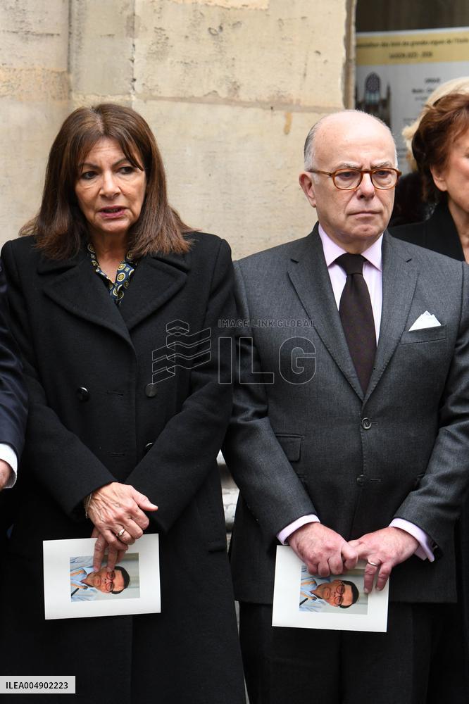 Louis Schweitzer Funeral - Paris