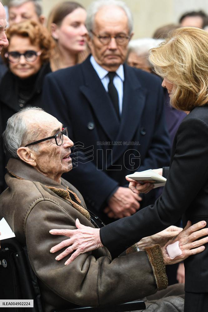 Louis Schweitzer Funeral - Paris