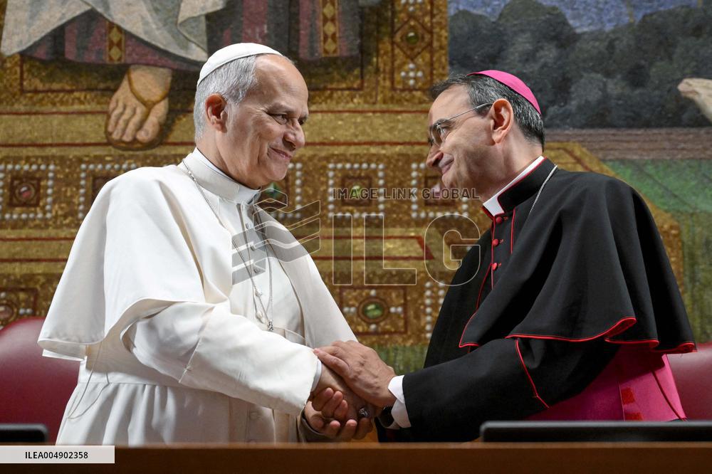 Pope Leo XIV visits the Pontifical Lateran University - Rome