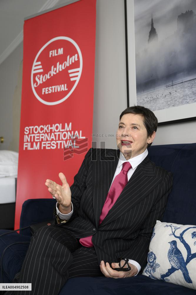 ISABELLA ROSSELLINI AT THE STOCKHOLM FILM FESTIVAL