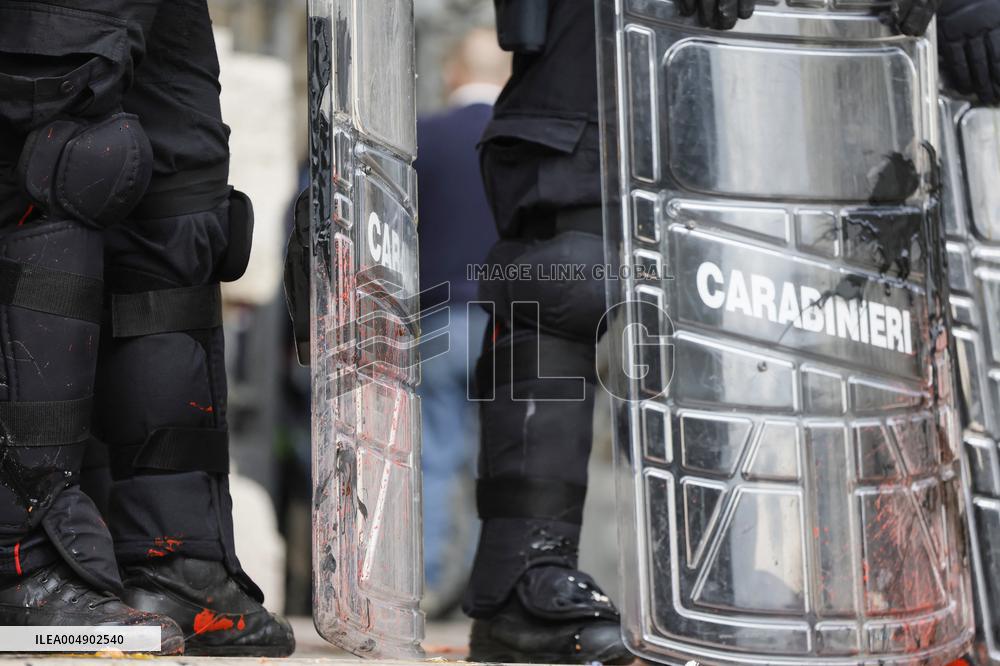 Student Strike And Protest Against Meloni - Rom