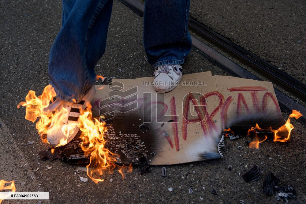 Student Protest Against Meloni And Climate Action - Mila