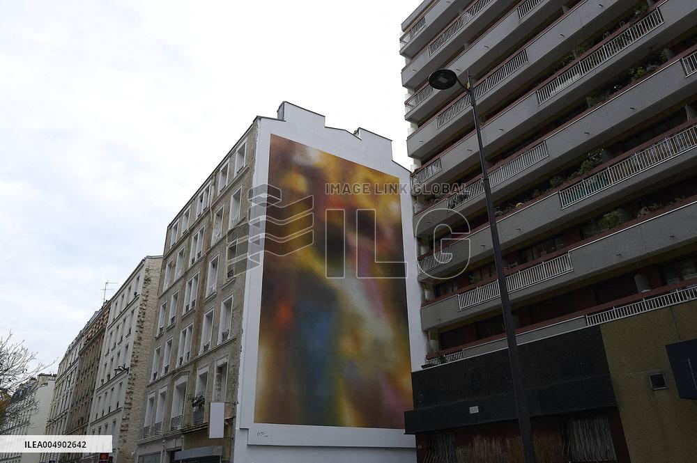 Mural in Tribute to The Victims of The 13 November Attacks - Paris
