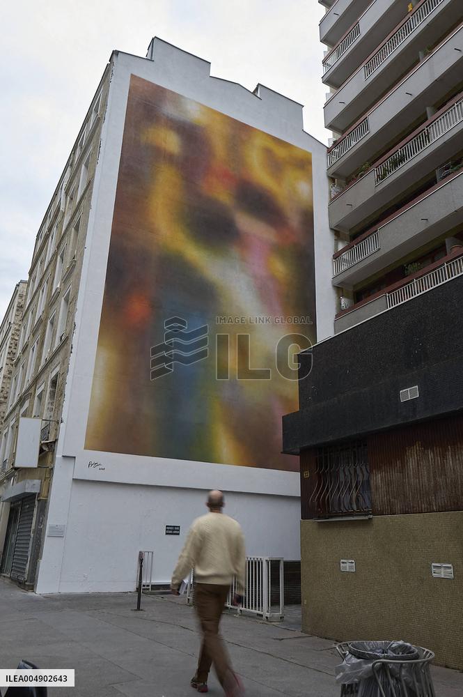Mural in Tribute to The Victims of The 13 November Attacks - Paris