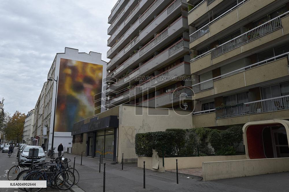 Mural in Tribute to The Victims of The 13 November Attacks - Paris