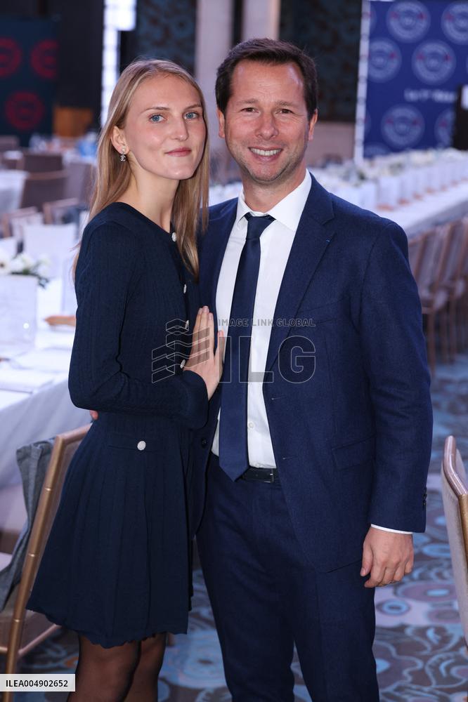 Exclusive - Louis Sarkozy at Chinese Business Club Lunch - Paris